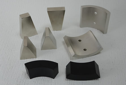 Motor magnet, Wedge shaped magnet