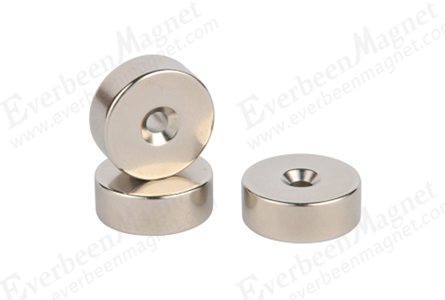 round magnet, Round magnet with countersunk hole