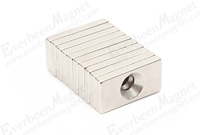 neodymium rectangular magnet with hole